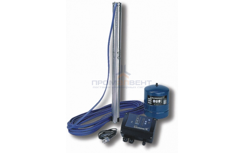Комплект для поддержания постоянного давления с насосом Grundfos SQE 3-105