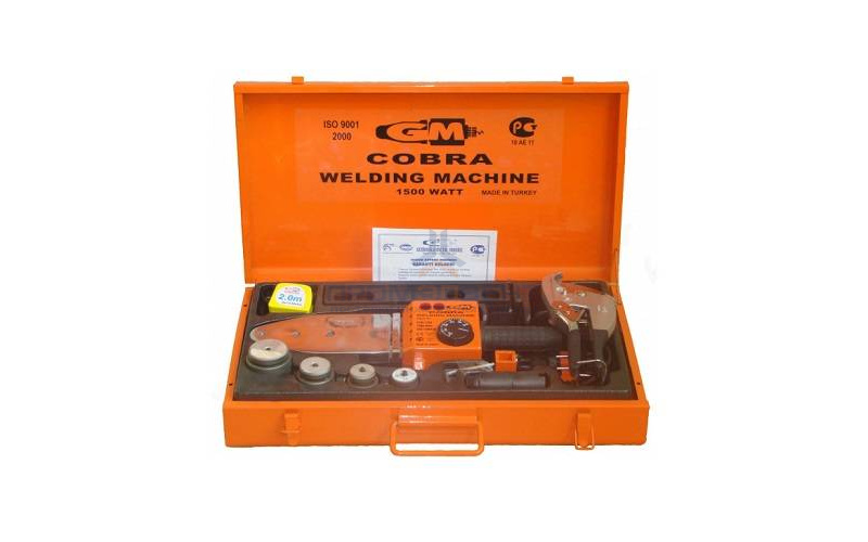 Комплект монтажного инструмента KALDE GM Cobra - 1.5 кВт (для полипропилен.труб диаметром до 90 мм)