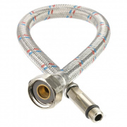 Подводка под смеситель гибкая Industrias Mateu (Штуцер/Гайка) - М10-1-35 x 1/2" (длина 600 мм)