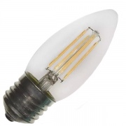 Лампа филаментная светодиодная свеча FL-LED Filament C35 7.5W 3000К 220V E27 750Lm теплый свет