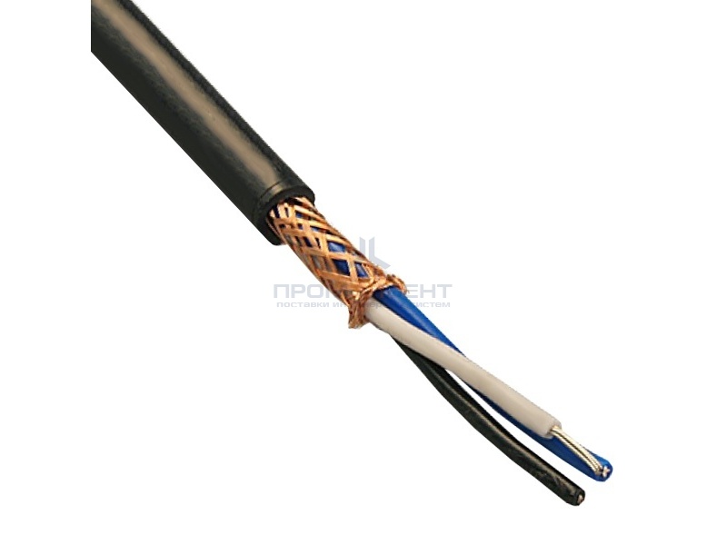 Кабель монтажный МКЭШвнг(А)-LS 2х2х0,5 экранированный с скрученными попарно жилами