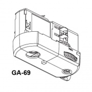 GA69-3 Мультиадаптер Nordic 6А, 250V белый (нагрузка до 5 кг)