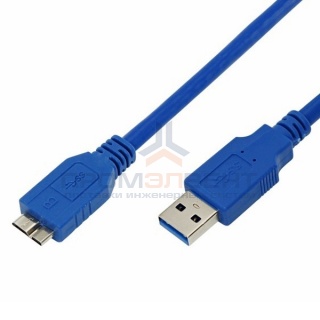 шнур штекер USB A 3.0- штекер micro USB 3.0 0,75м