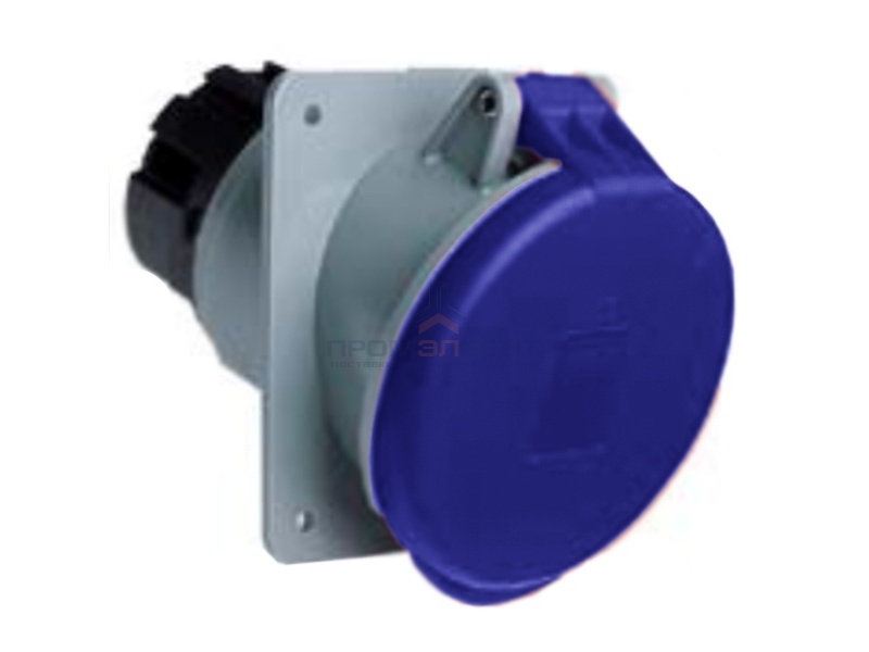 Розетка встраиваемая угловая ABB 263 RAU6 IP44 63A 2P+E