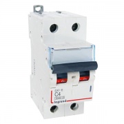 Автоматический выключатель Legrand DX3-E C4 2П 6000/6kA (автомат)